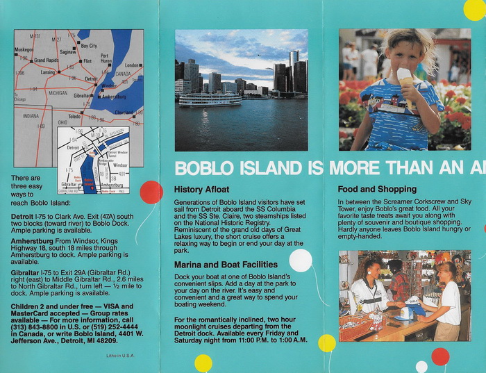 Bob-Lo Island - Old Brochure 5